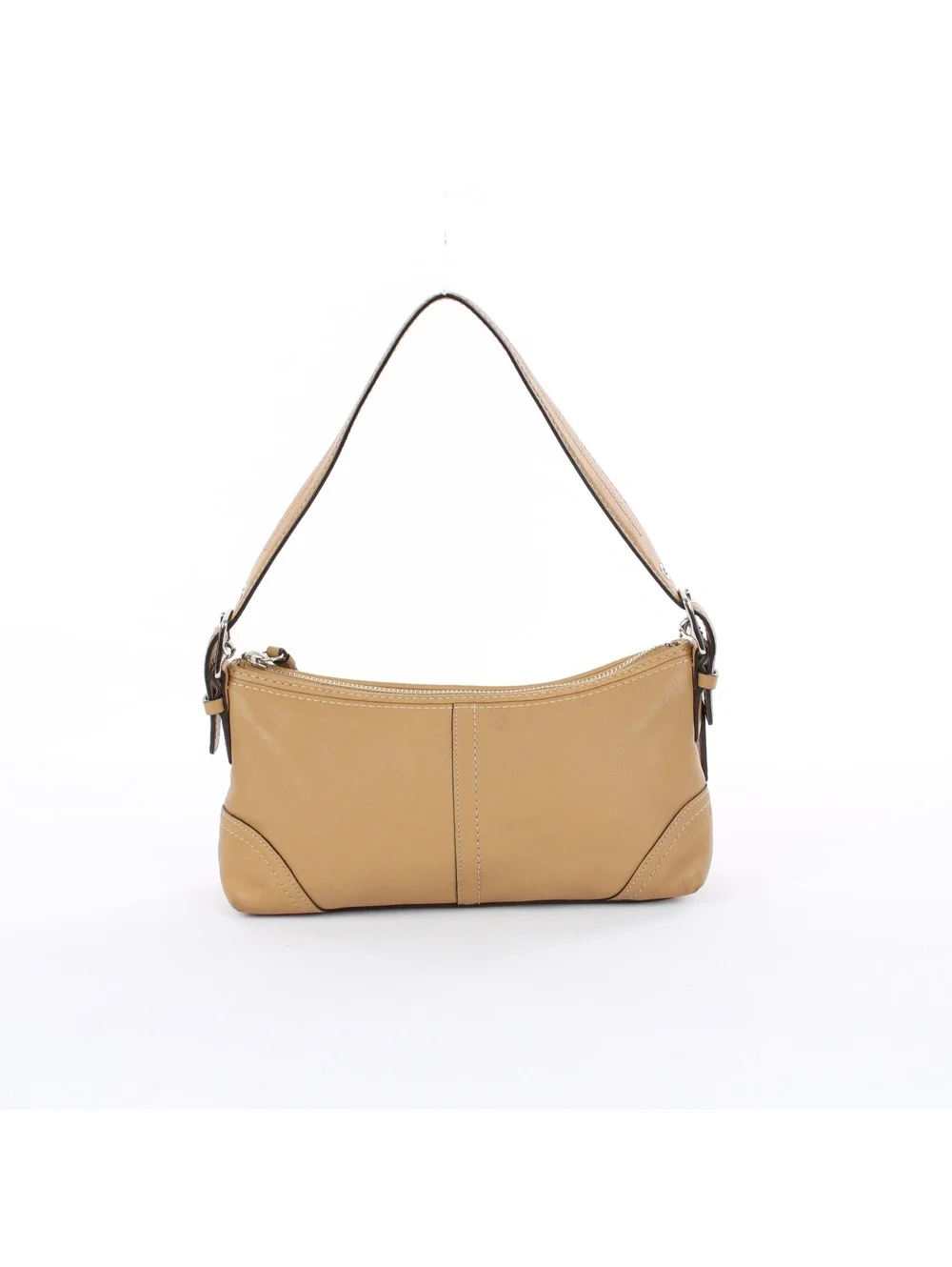 Coach Vintage Y2K Hamptons Soho Demi Tan Leather Bag F11195